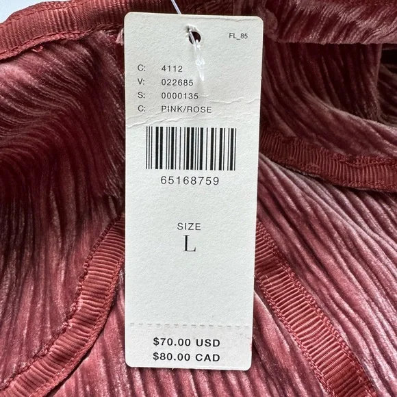 Anthro Blue Tassel Corset Seamed Cami Top Crushed Velvet Spaghetti Straps Large - Picture 9 of 12